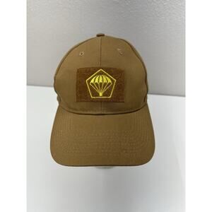 Tacpack Baseball Hat Brown Logo Patch Adjustable Cap